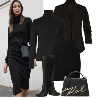 Outfit s karl lagerfeld "Podzimní Outfity"