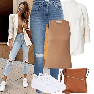 Svatba Outfit s Bílá/Krémová Teniska na platformě/Plátěná Teniska/Nízká Teniska Converse "Podzimní Outfity"Look: Bar, Koncert, Ibiza, Rave, Škola, Svatba