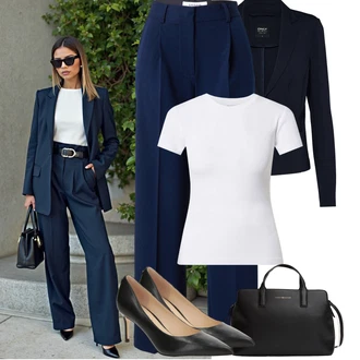 Outfit s Hnědá/Bílá/Černá Nezařazené Guess "Podzimní Outfity"