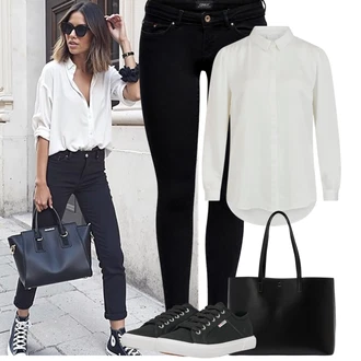 Dlouhé Outfit s ?erná Ko?ená bunda/Push up D?ín/D?íny s Nízkým Sedem/Ko?ené Boty/Termální D?íny/Motorká?ské D?íny/Slim Fit D?íny/D?ín s Nízkým Pasem Only "Podzimní Outfity"