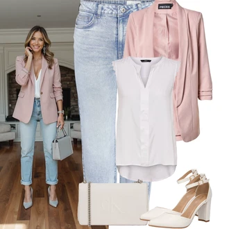 Narozeniny Outfit s Růžová/Fialová Nezařazené Pieces "Podzimní Outfity"Look: Bar, Den matek, 60. narozeniny, Zvláštní příležitosti, 50. narozeniny, Valentýn, 40. narozeniny, 30. narozeniny, Narozeniny