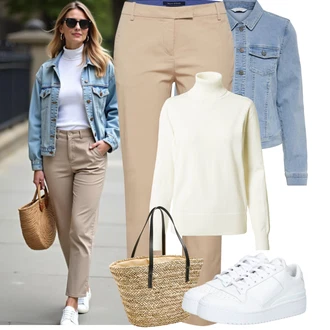 Outfity pro zábavu Elegantní, Sportovní s Bílá Nízká Teniska/Úzká teniska/Kožené tenisky/Teniska na platformě Adidas Originals "Podzimní Outfity"Look: Estetika, Bad Taste, Hip Hop, Skater, Sportovní, Unisex