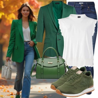 so sponou Outfit s Černá/Zelená/Fialová Dvojřadový Sako/Kožená Pánská Bund/Blejzrové Bund/Neformální Sako/Kožená bunda/Kordové Sako/Kožená bunda pro muže/Bavlněný Sako/Boyfriend Sako/Blůzové Sako/Sako s Peřím/Lidové Sako/Cargo Sako Drykorn "Letní oblečení"