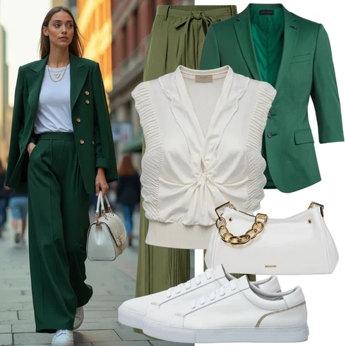 Kombinace Zelená/Tmavě Zelená/Khaki Kalhoty s nášivkou uprostřed/Lněné Kalhoty/Kalhoty se Štěrbinou/Rozšířená Kalhoty/Kalhoty Bootcut/Mušelínové Kalhoty/Tradiční Kalhoty Pieces