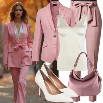 Léto Outfit s Růžová/Fialová/Hnědá Neformální Sako/Kožená bunda/Kožená bunda pro muže/Pletený Sako/Blůzové Sako/Krátké Sako/Blejzrové Bund/Elegantní Sako/Bavlněný Sako/Teplákový blejzr/Kožená Pánská Bund Only "Perfektní pro práci"