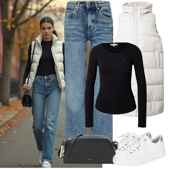 outfit mit S.Oliver "praktičen jesenski videz"