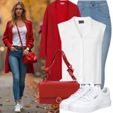 Lepo Kavbojke Visokega Pasu outfiti za dame image