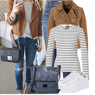 Outfity z 90. let Styl s Modrá/Sv?tle modrá/Tmav? modrá Ko?ená bunda/Zimní bunda/Zkrácené D?íny/Navlékací d?íny/Push up D?ín/Ko?ená Pánská Bund/Kotníková Bota/Capri D?íny/High Waist D?ínové Kalhoty/Ko?ené Boty/Dámské D?íny s Délkou 7/8/Slim Fit D?íny levi's ® "Módní vzhled na podzim"