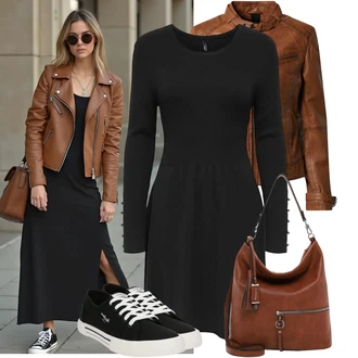 Outfit s Oranžová/Hnědá Motorkářská Bunda/Kožené Bund/Kožená Bomber Bund/Bunda z Umělé Kůže/Motorkářské Bund/Kožená vintage Bunda Maze "Lehký outfit" Outfit s Oranžová/Hnědá Motorkářská Bunda/Kožené Bund/Kožená Bomber Bund/Bunda z Umělé Kůže/Motorkářské Bund/Kožená vintage Bunda Maze "Lehký outfit"