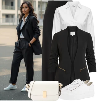 Outfit s ?erná Ko?ená Pánská Bund/Smokingové sako/Elegantní Sako/Krátké Sako/Neformální Sako/Bl?zové Sako/Boyfriend Sako/Ko?ená bunda pro mu?e/Blejzrové Bund Vila "Jedine?ný volno?asový outfit"