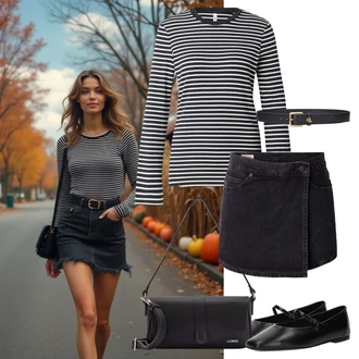 outfit mit Calvin Klein "udoben jesenski videz"