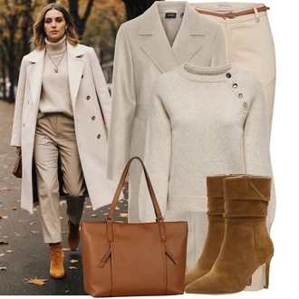 Narozeniny Léto Outfit s Béžová/Khaki Kalhoty se Štěrbinou/Úzká Kalhoty/Ležérní Kalhoty/Obleková Kalhoty/Twillová Kalhoty/Business Kalhoty/Kalhoty s Vysokým Pasem/Skinny Kalhoty B.young "Cool podzimní outfit"Look: Bar, 30. narozeniny, Den na pláži, Koncert, Firemní večírek, Chatky, Den matek, Škola, 40. narozeniny, Narozeniny, 18. narozeniny