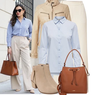 Outfit s Khaki/Béžová/Hnědá Kožené Bund Bunda z Umělé Kůže/Jezdecká bunda/Kožené Bund/Motorkářská bunda/Bunda s Bočním Zipem/Motorkářské Bund Maze "Cool podzimní outfit" Outfit s Khaki/Béžová/Hnědá Kožené Bund Bunda z Umělé Kůže/Jezdecká bunda/Kožené Bund/Motorkářská bunda/Bunda s Bočním Zipem/Motorkářské Bund Maze "Cool podzimní outfit"