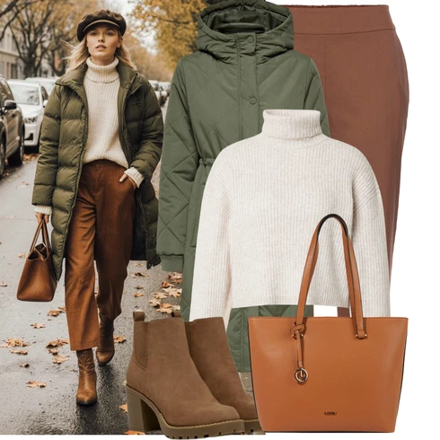 Kombinace Hnědá/Khaki/Béžová 7/8 Kalhoty/Chinos/3/4 Kalhoty/Sportovní kalhoty střední délky/Capri kalhoty/Navlékací Kalhoty/Obleková Kalhoty/Úzká Kalhoty/Bengaline Kalhoty/Mušelínové kalhoty/Kalhoty se Štěrbinou/Mrkvová Kalhoty Lascana