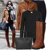 Bombery na motorku outfity image