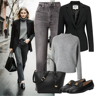 outfit mit Only "eleganten jesenski videz"