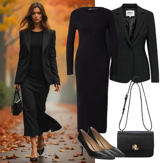 Poletje Za 60 in več outfit mit Črna/Rjava/Bela Poslovna Obutev/Udobna črpalka/Čevelj Z Visoko Peto/Visoka Peta Črpalka/Črpalka z Nizko Petom/Slingback Črpalka/Vintage Črpalka Polo Ralph Lauren "eleganten jesenski videz"