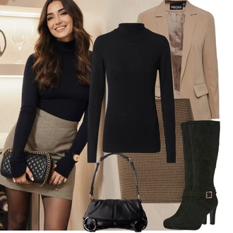 Narozeniny Léto Outfit s Béžová Nezařazené Pieces "Podzimní Outfity"Look: Bar, Škola, Koncert, Den matek, 50. narozeniny, Narozeniny