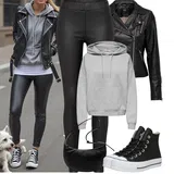 Outfity se zimními teniskami image