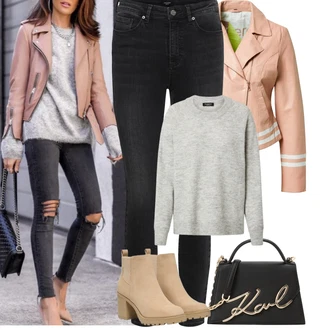 Dlouhé Outfit s ?erná/Tmav? ?edá/Sv?tle ?edá/?edá Ko?ená bunda/Motorká?ské D?íny/Push up D?ín/Ko?ené Boty/Slim Fit D?íny/High Waist D?ínové Kalhoty/D?íny s Rozparkem/Ko?ená Pánská Bund/Capri D?íny/Zkrácené D?íny/Dámské D?íny s Délkou 7/8/Kotníková Bota/Termální D?íny/Zimní bunda VERO MODA "Podzimní Outfity"