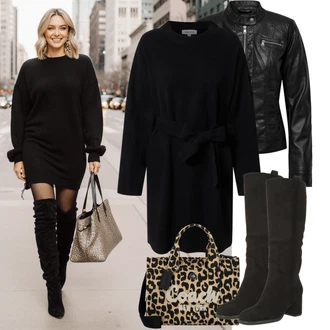 Léto Outfit s Černá/Červená Motorkářské Bund/Kožené Bund/Motorkářská bunda/Bunda z Umělé Kůže Only "Podzimní Outfity"