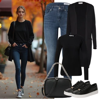 Poletje Za 60 in več outfit mit Črna/Siva Torbica za čez ramo/Vrečka za prenašanje/Torba za čez ramo/Billfold/Mini torbica/Satchel torba/Torba za čez ramo Calvin Klein Jeans "jesenska oprava"