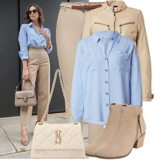 Narozeniny Léto Outfit s Béžová/Bílá/Červená/Zlatý Bagetová taška/Taška Přes Rameno/Dopisová peněženka/Malá Taška/Sportovní Taška Přes Rameno/Taška Na Svatbu Steve Madden "Módní vzhled na podzim"Look: Den na pláži, Malle, Bar, 18. narozeniny, 30. narozeniny, Koncert, Den matek, Narozeniny