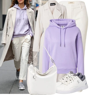 Moderní Matka nevěsty Outfit s Šedá/Béžová/Hnědá/Khaki Trenčkot/Vlněný Kabát/Kašmírový Kabát/Dlouhý kabát/Midi Kabát/Trenčkot/Dlouhý Kabát/Lehký Kabát Pieces "Outfit na podzim"Look: Business, Elegantní, Francouzské, Italský, Moderní, Kancelář, Old Money, Chytrý příležitostný, Univerzitní