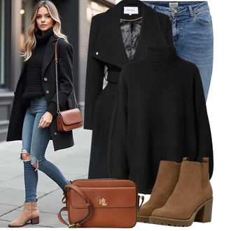 Punk Outfit s Hn?dá/?ervená/Zlatý Polo Ralph Lauren "Outfit v podzimních barvách"Look: Rad, Princezny, Punk, Preppy, Italský, Retro