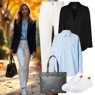 Poletje Za 60 in več outfit mit Bela/Krem Usnjene superge/Superge Nizka/Plato-Sneaker/Ozka superga/Superge Z Bočno Zadrgo/Poletne superge Vagabond Shoemakers "popoln jesenski videz"