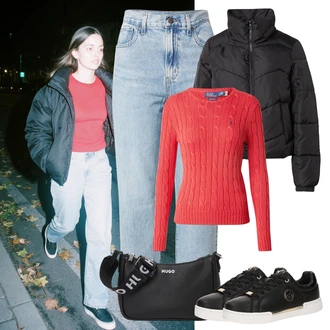 outfit mit Polo Ralph Lauren "popoln jesenski videz"