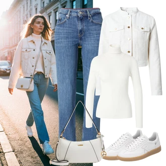 outfit mit Tommy Hilfiger "popoln jesenski videz"