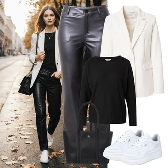 outfit mit Tommy Hilfiger "praktičen jesenski videz"