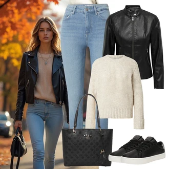 outfit mit JdY "praktičen jesenski videz"