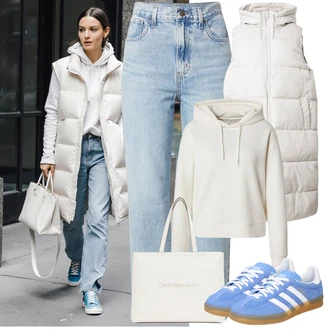 outfit mit Adidas Originals "praktičen jesenski videz"