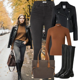 Poletje Za 60 in več outfit mit Siva/Khaki/Rjava Vrečka za prenašanje/Previjalna torba/Torba za čez ramo/Ročna prtljaga/Billfold/Pisarniška torba/Satchel torba/Torba za čez ramo/Nakupovalka MICHAEL Michael Kors "praktičen jesenski videz"