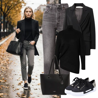 outfit mit Armani Exchange "stajliš jesenska oprava"