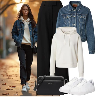 outfit mit Polo Ralph Lauren "praktičen jesenski videz"