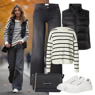 outfit mit Only "stajliš jesenska oprava"