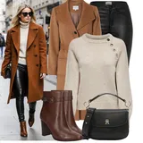 Béžové trenčkoty outfity image