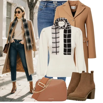 Outfit s Modrá/Světle Modrá/Tmavě Modrá Kožená bunda/Zimní bunda/Push up Džín/Navlékací džíny/Džín s Nízkým Pasem/Kožené Boty/Kotníková Bota/Džíny s Nízkým Sedem Only "Trendový podzimní outfit"