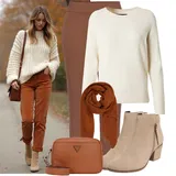 Mrkvové kalhoty outfity image