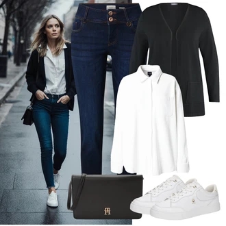 outfit mit Tommy Hilfiger, Tommy Hilfiger "udoben jesenski videz"