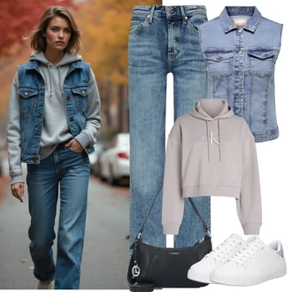 outfit mit S.Oliver "udoben jesenski videz"