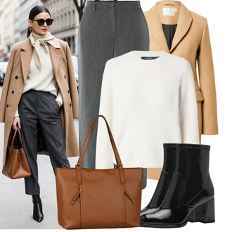 Úzký Outfit s Béžová/Hnědá/Oranžová Nezařazené guido maria kretschmer women "Cool každodenní outfit"