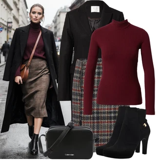 Outfit s Černá Nezařazené guido maria kretschmer women, Černá Letní kotníková kozačka/Kozačka Na Podpatku/Kotníková Bota Na Podpatku/Bota na platformě/Kotníková Bota s Podšívkou Tamaris, Černá/Bílá/Hnědá Nezařazené Calvin Klein "Cool každodenní outfit"