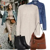 Outfity s pletenými šaty image