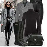 Outfity s koženými kalhotami image