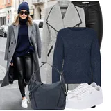 Outfity s koženými kalhotami image