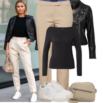 Narozeniny Léto Outfit s Béžová/Hnědá/Khaki Kalhoty se Štěrbinou/Obleková Kalhoty/Rovná Kalhoty/Twillová Kalhoty/Úzká Kalhoty/Bengaline Kalhoty/Paperbag Kalhoty/Skinny Kalhoty/Ležérní Kalhoty/Boyfriend Kalhoty Marc O'Polo "Podzimní Outfity"Look: Bar, 60. narozeniny, Koncert, Firemní večírek, Chatky, Den matek, Zvláštní příležitosti, Narozeniny, 18. narozeniny